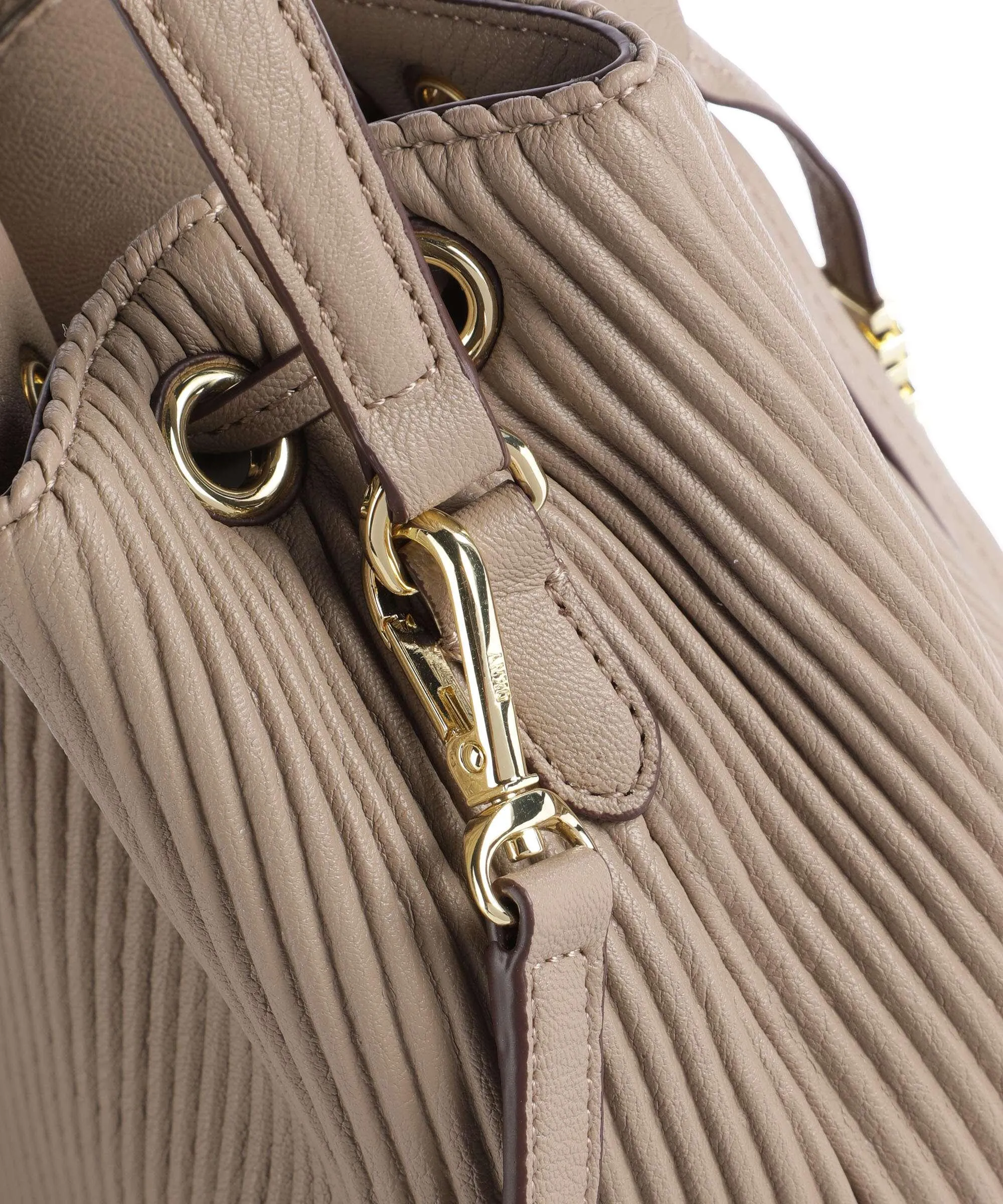  DKNY Shane Borsa a secchiello pelle sintetica taupe  