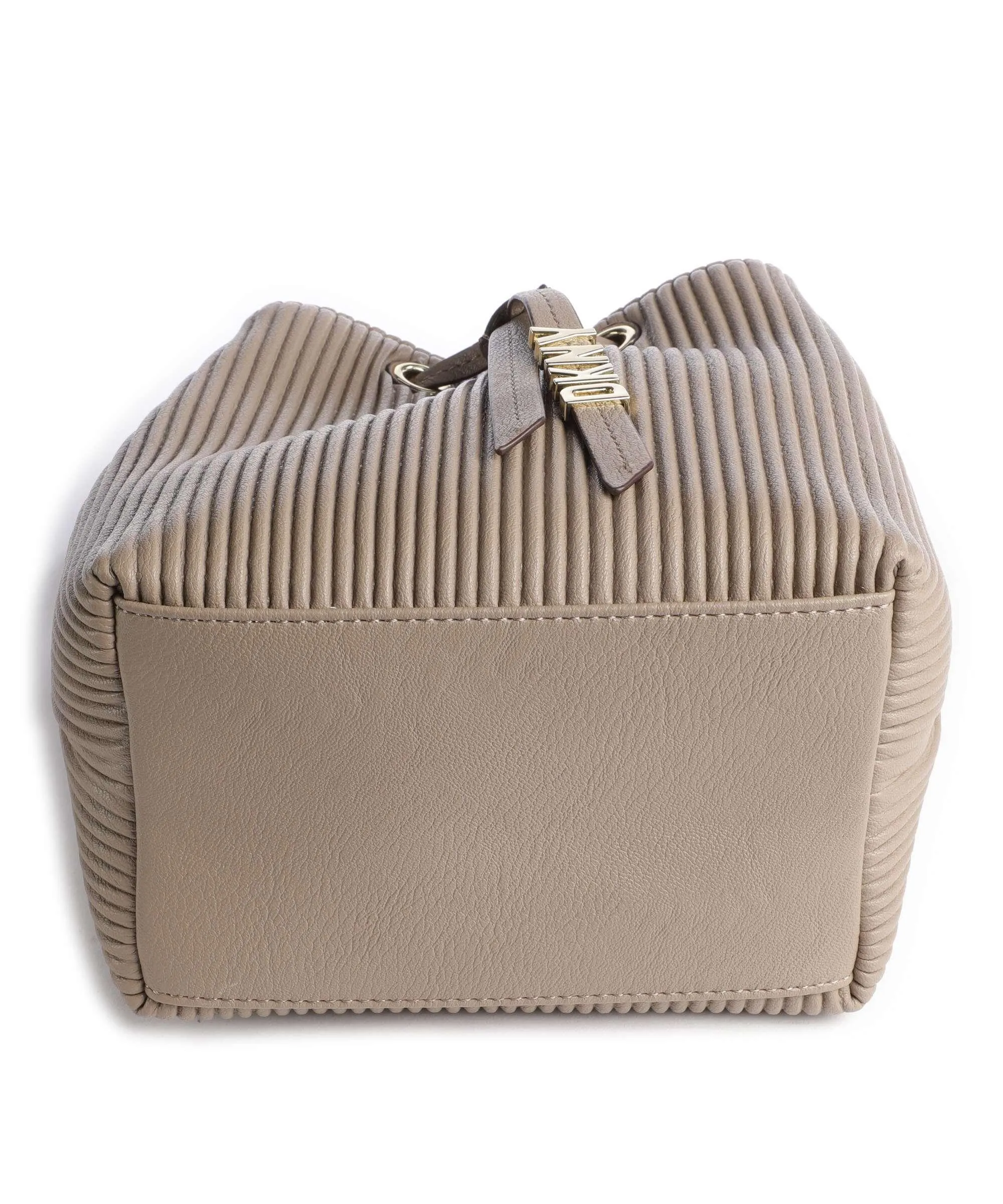  DKNY Shane Borsa a secchiello pelle sintetica taupe  