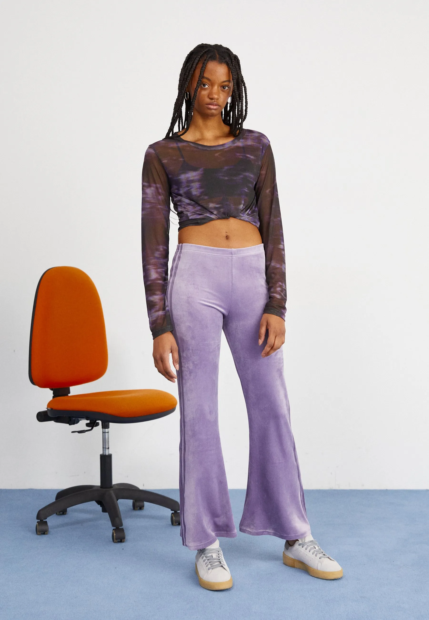 FASHION CRUSHED PANTS - Pantaloni