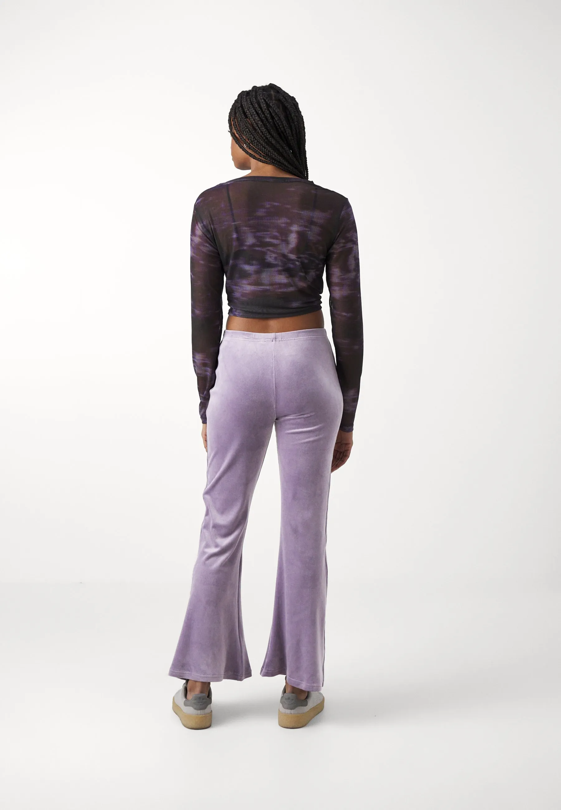 FASHION CRUSHED PANTS - Pantaloni