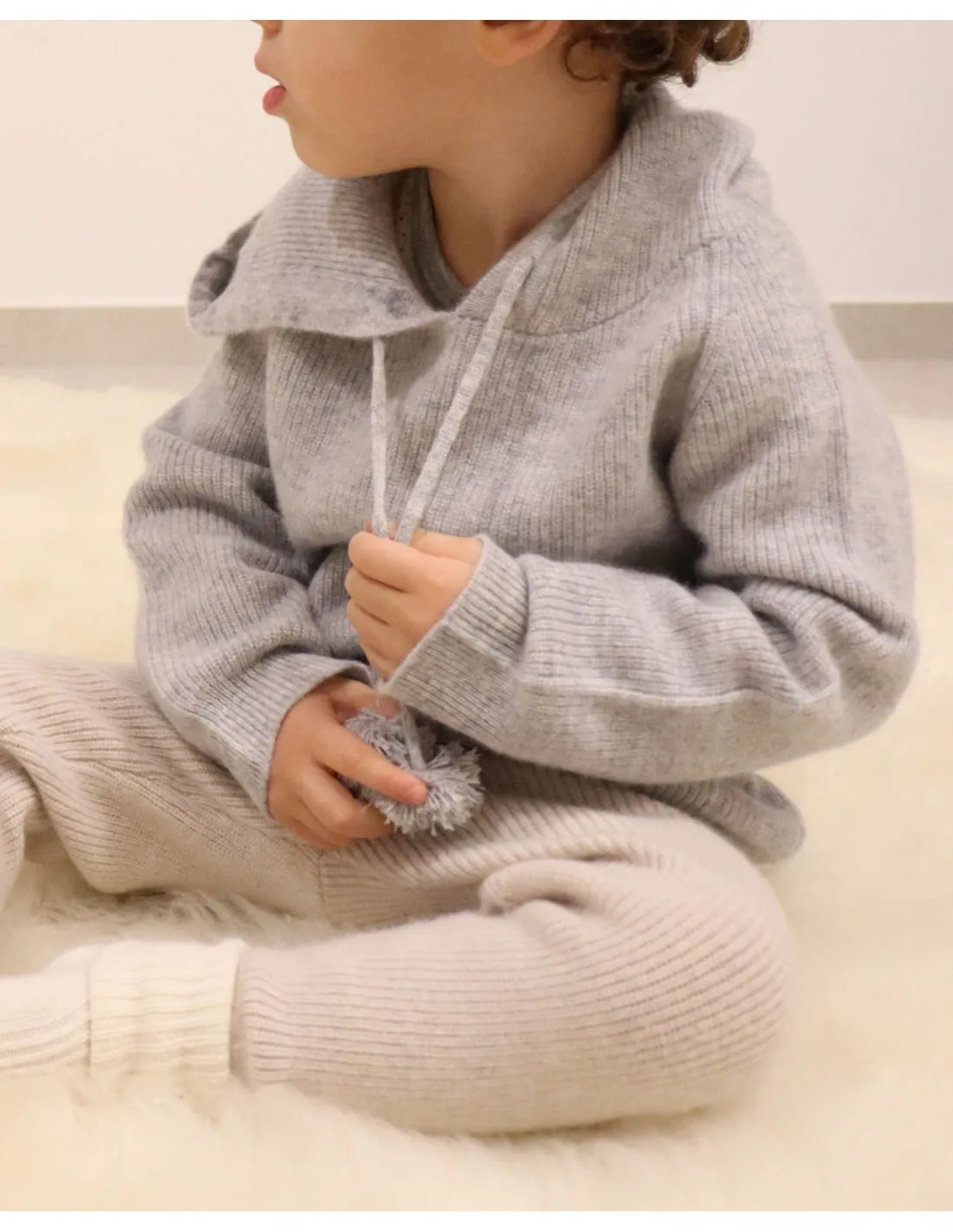 FELPA BABY IN 100% CASHMERE "PON-PON"