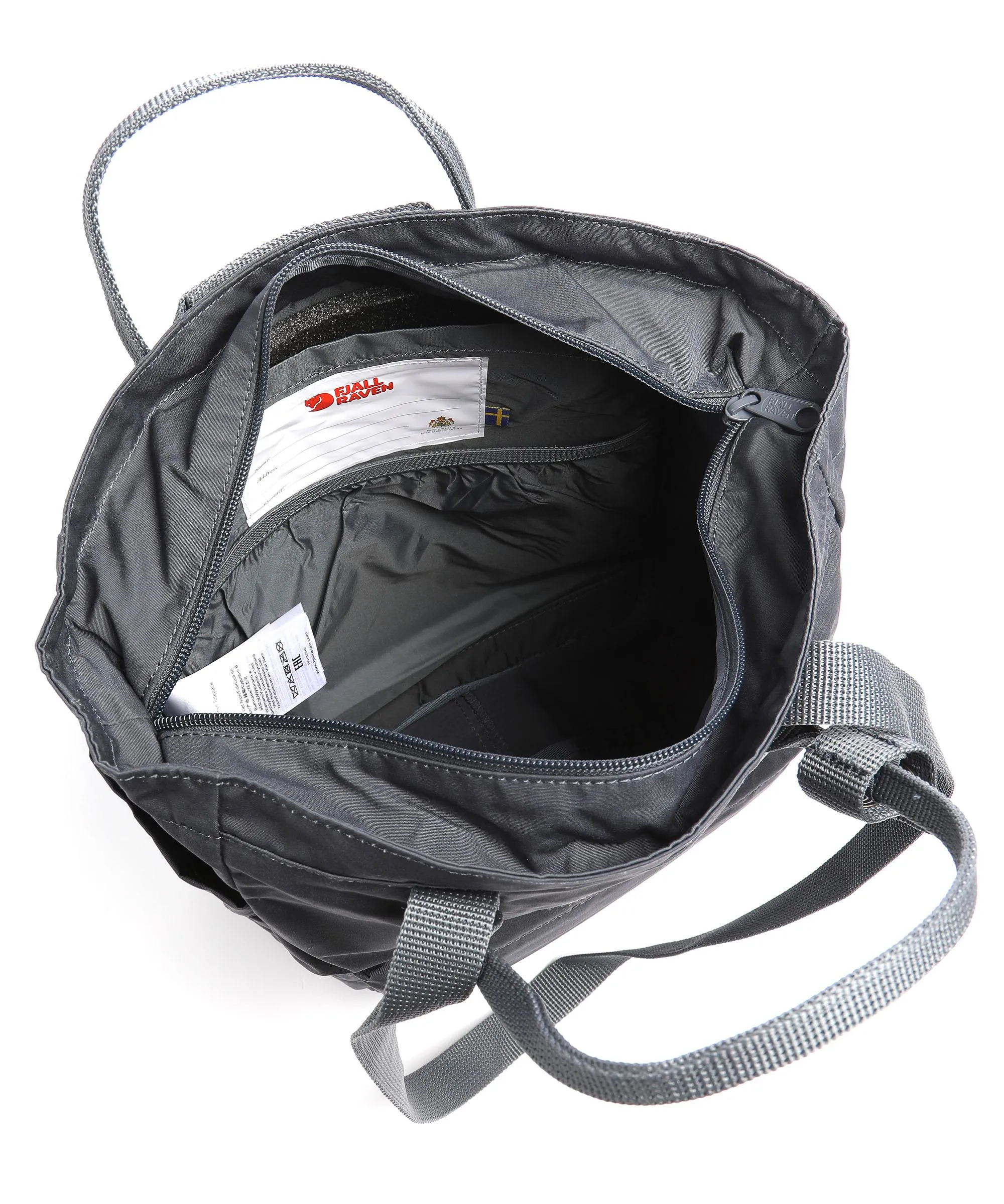  Fjällräven Kånken Totepack Borsa shopper cotone biologico, poliestere riciclato grigio scuro  
