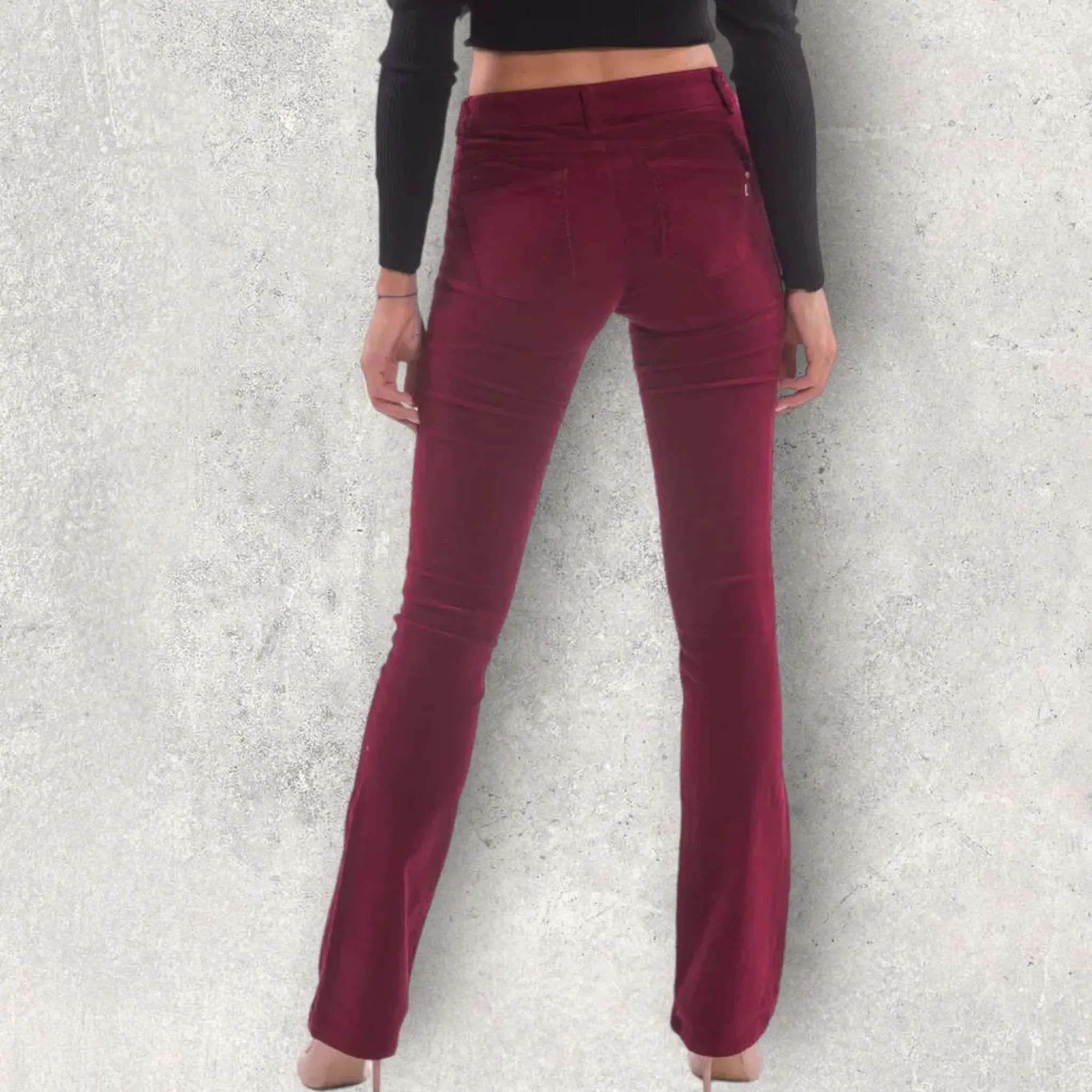 Fracomina – Pantalone in velluto Bella perfect bootcut