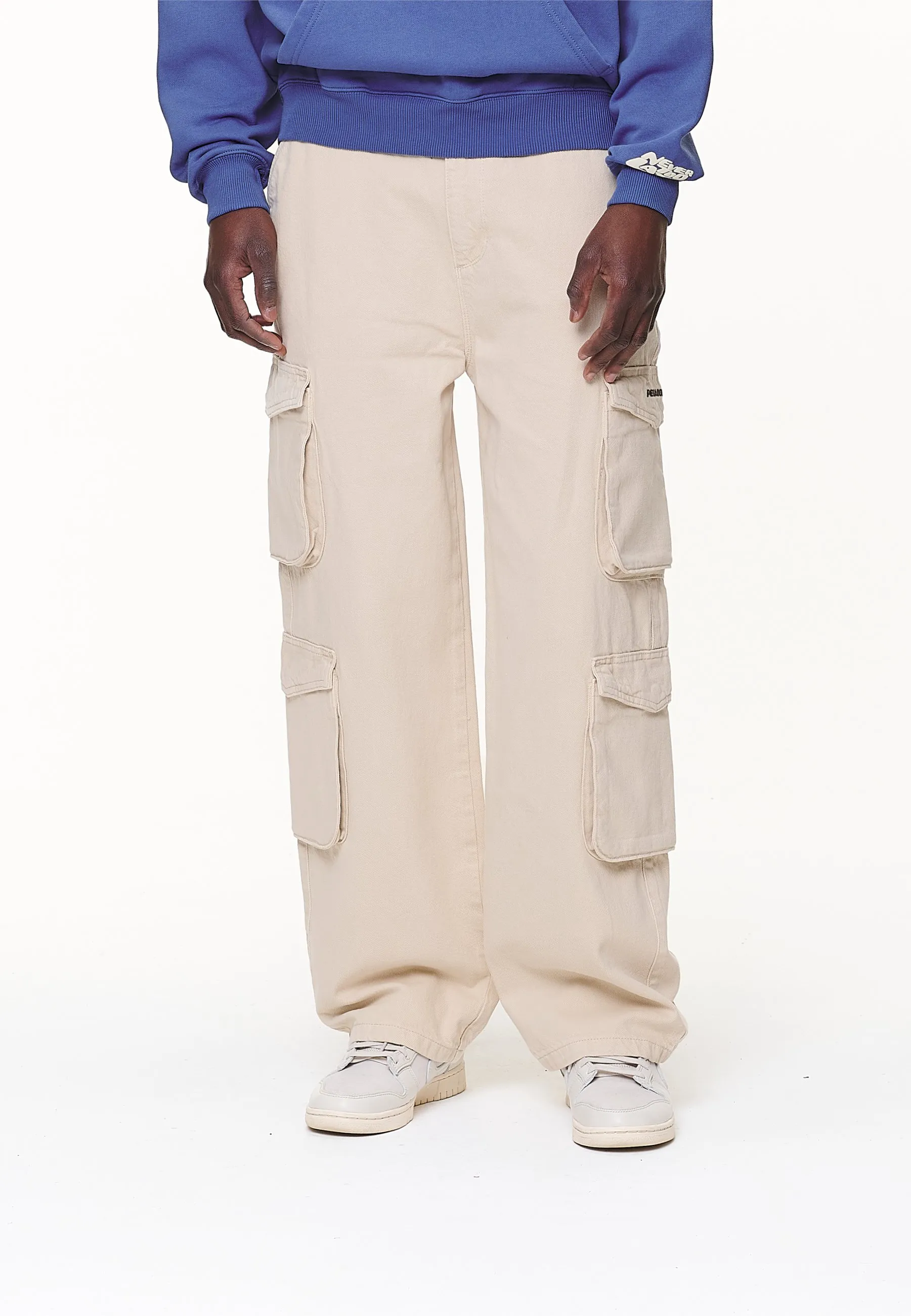 GARLAN WIDE PANTS - Pantaloni cargo