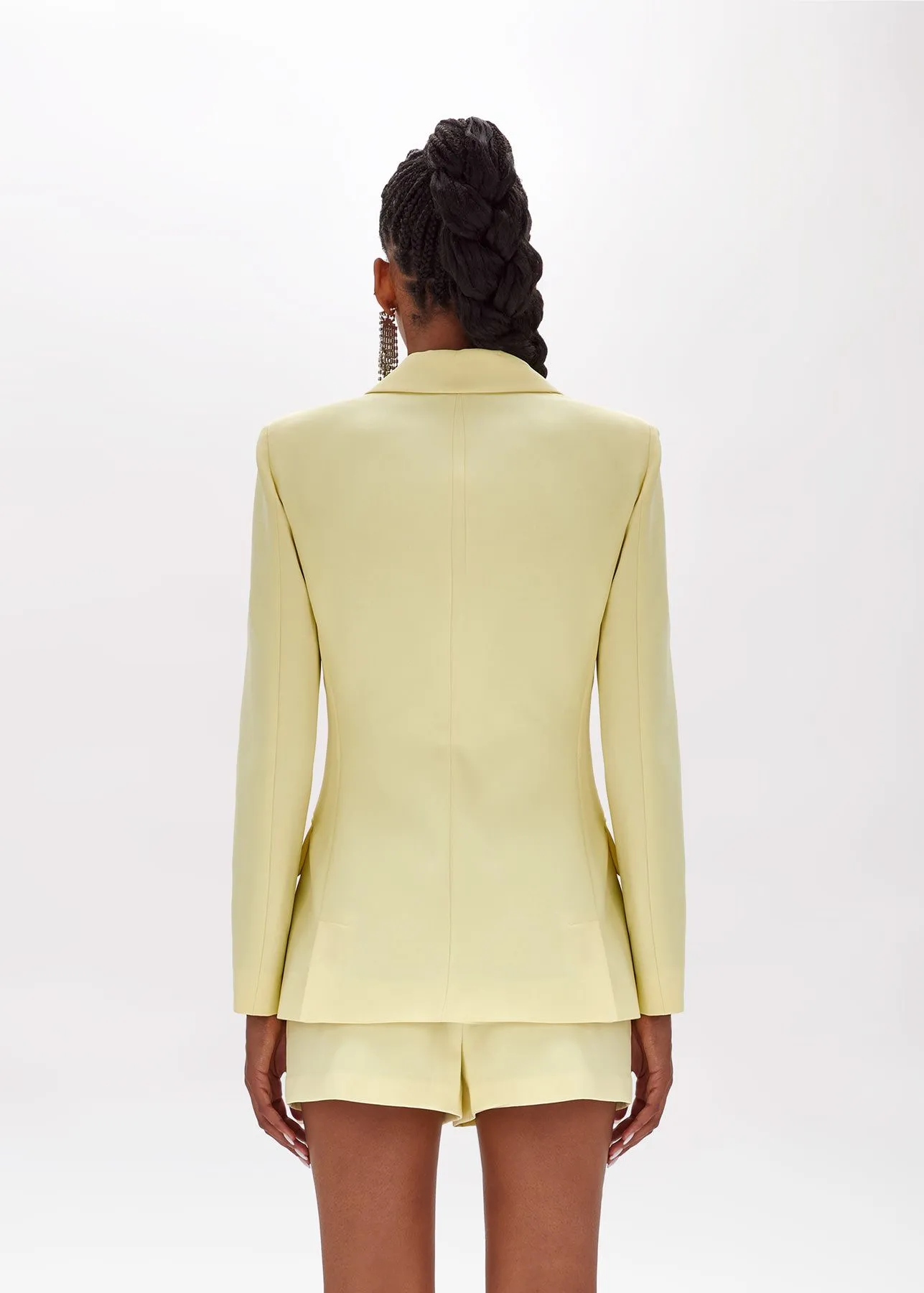 Giacca blazer in cady stretch blugirl