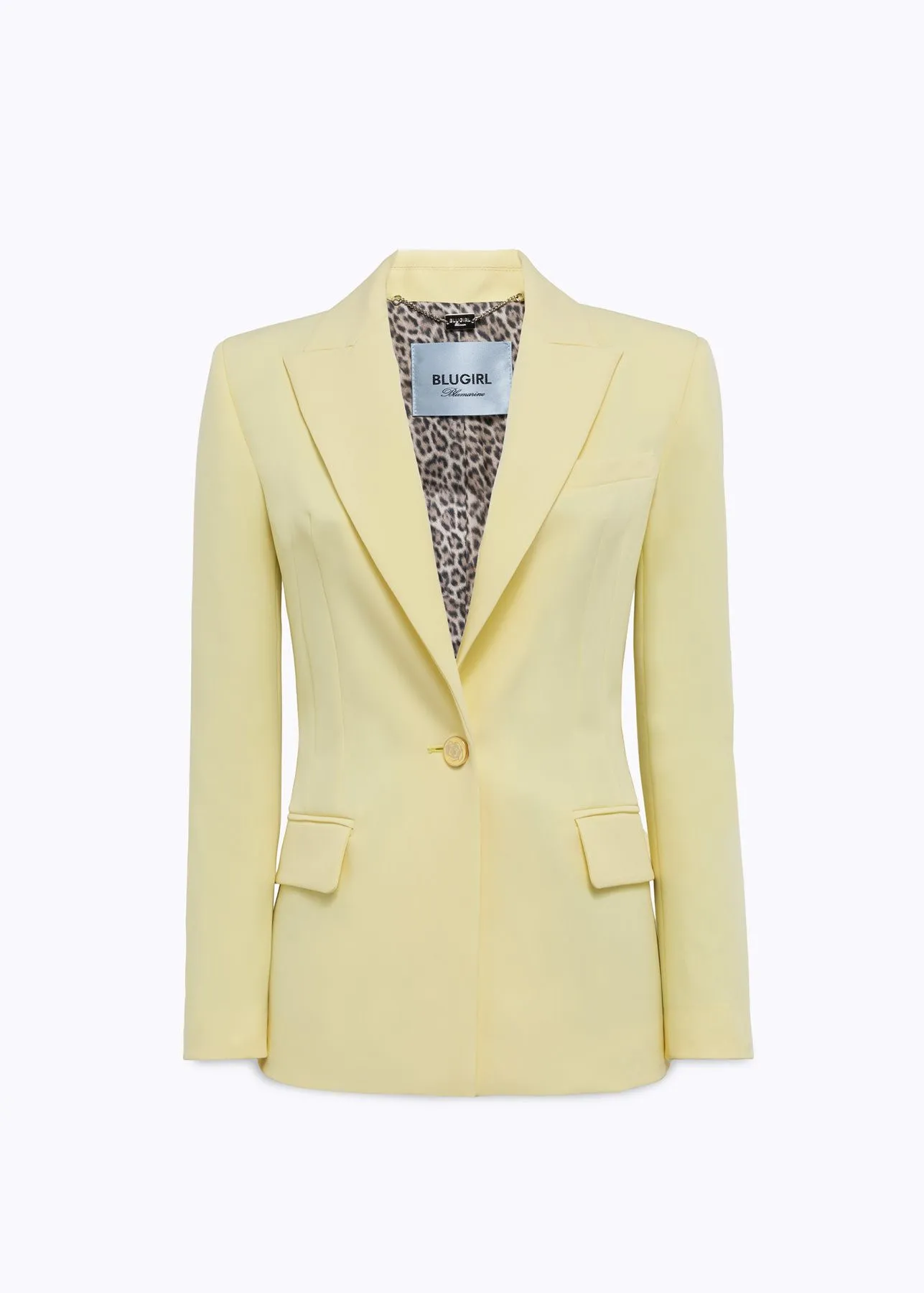 Giacca blazer in cady stretch blugirl