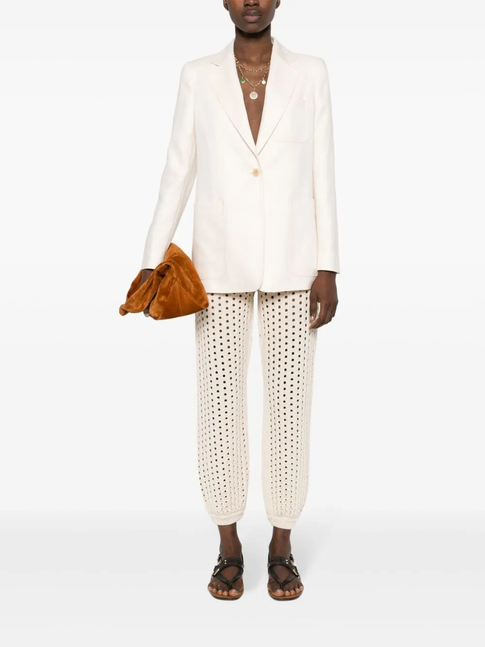 Giacca boemia in bianco - donna