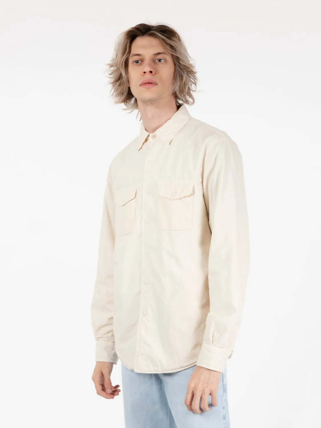 Giacca camicia in cotone ghiaccio