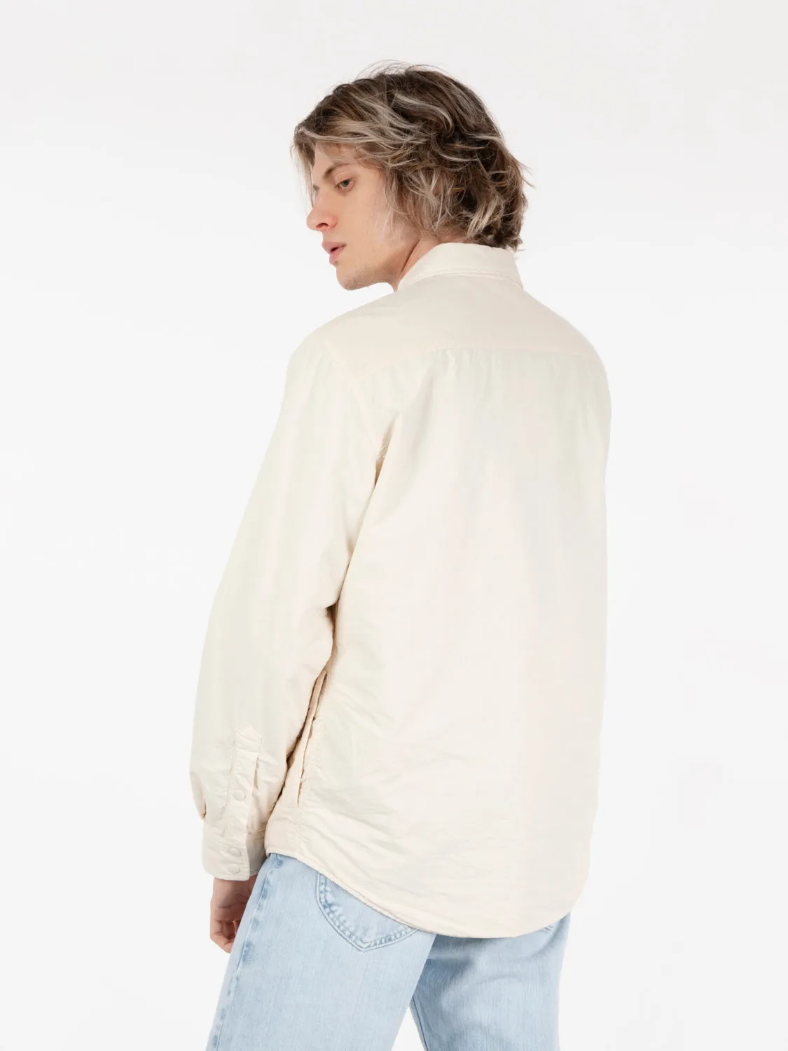 Giacca camicia in cotone ghiaccio