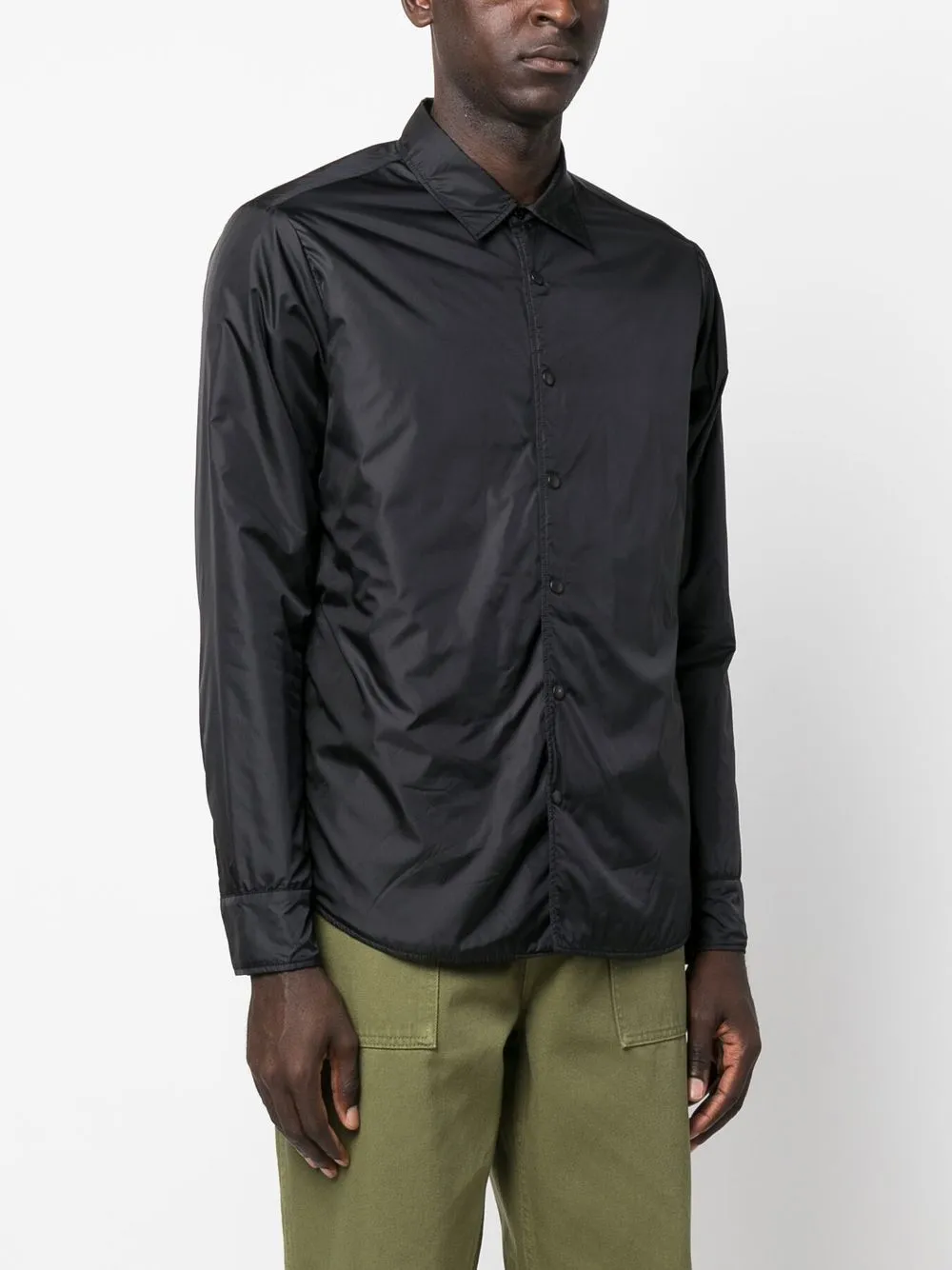 Giacca-camicia in nero - uomo
