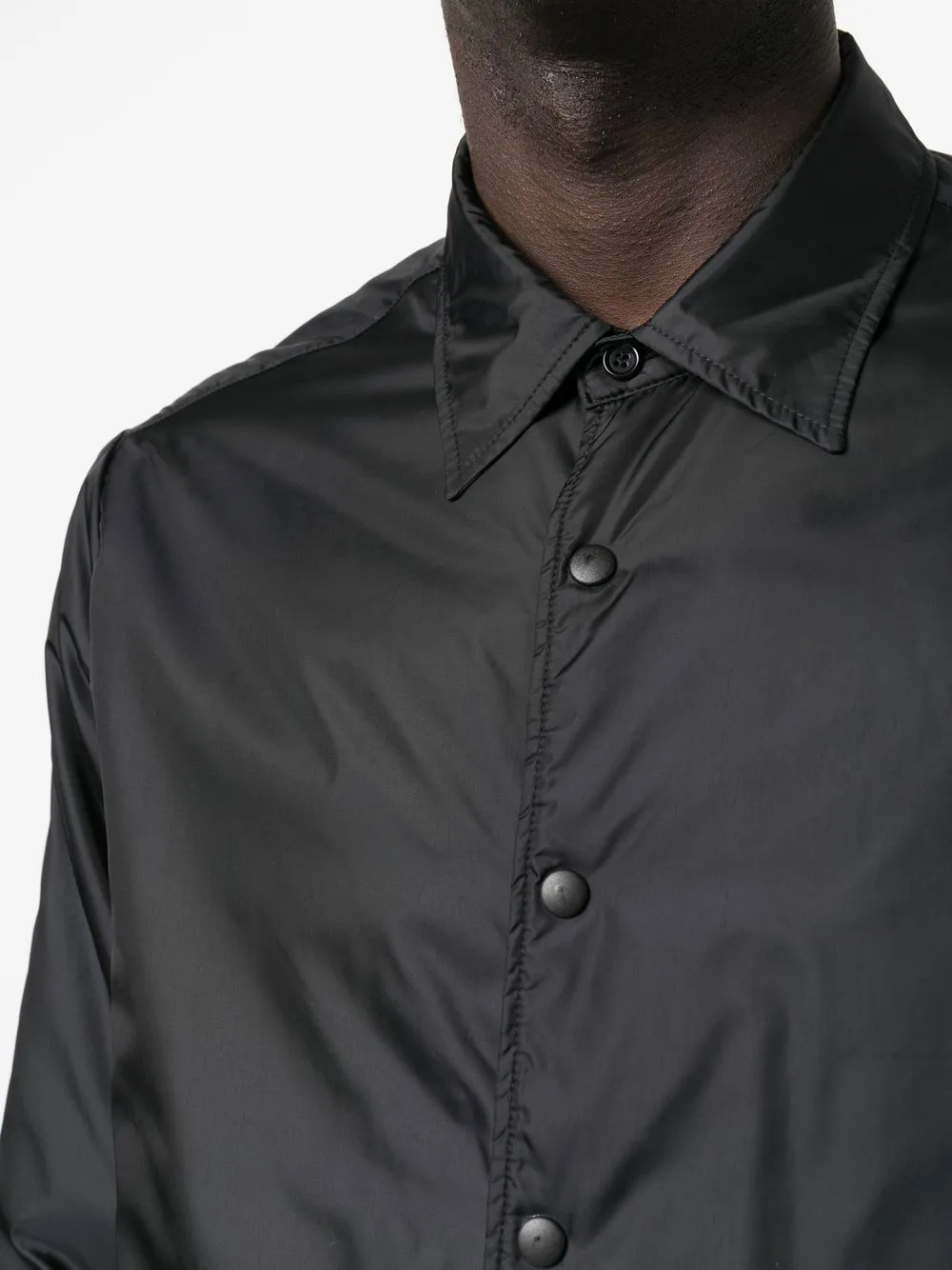 Giacca-camicia in nero - uomo