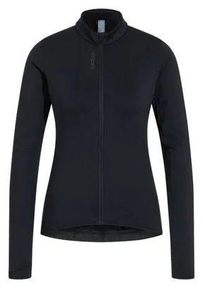 Giacca ciclismo donna Odlo Full Zip Zeroweight Ceramiwarm Black
