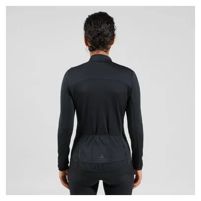 Giacca ciclismo donna Odlo Full Zip Zeroweight Ceramiwarm Black