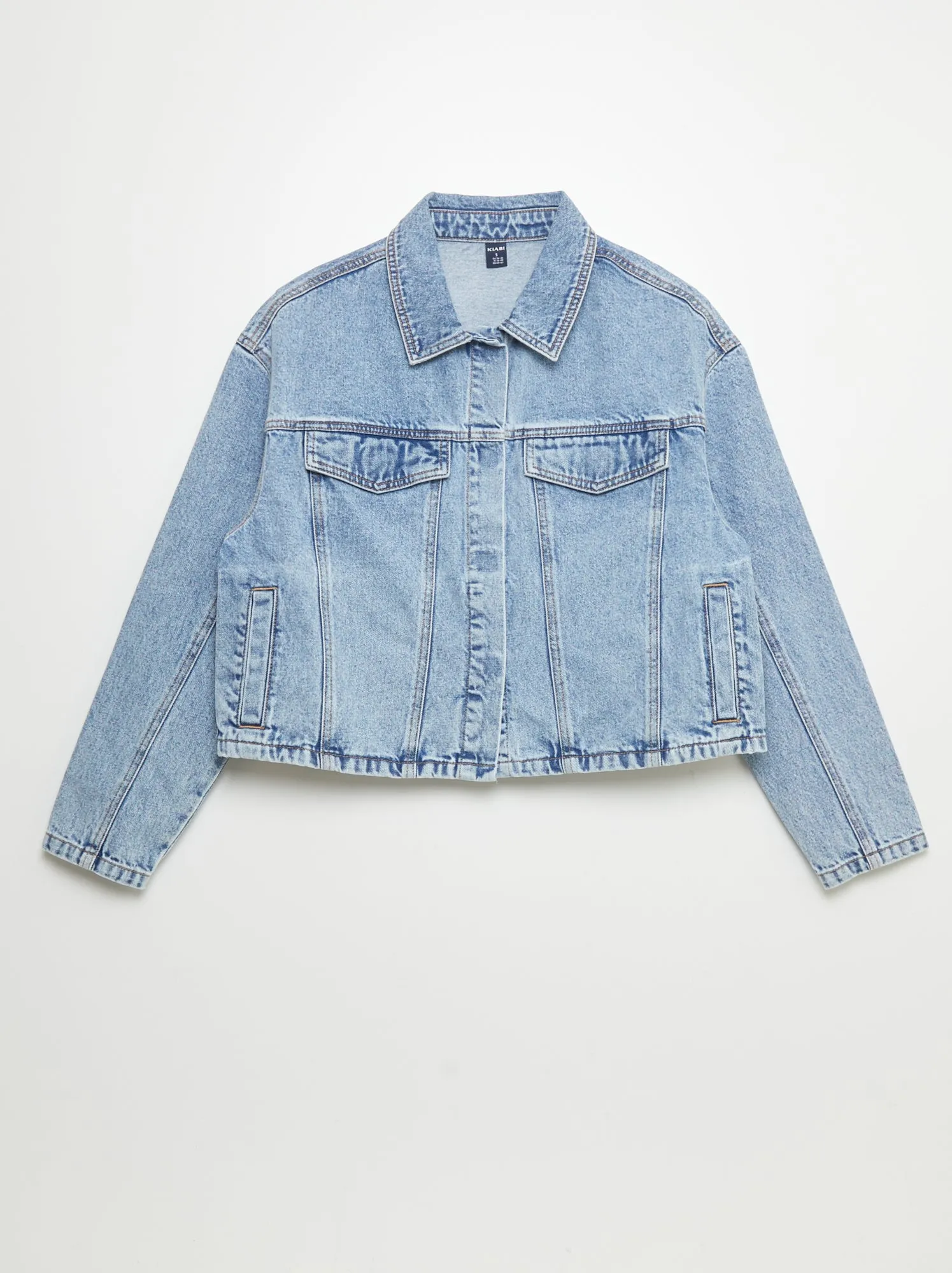 Giacca corta in denim - So Easy - BLU