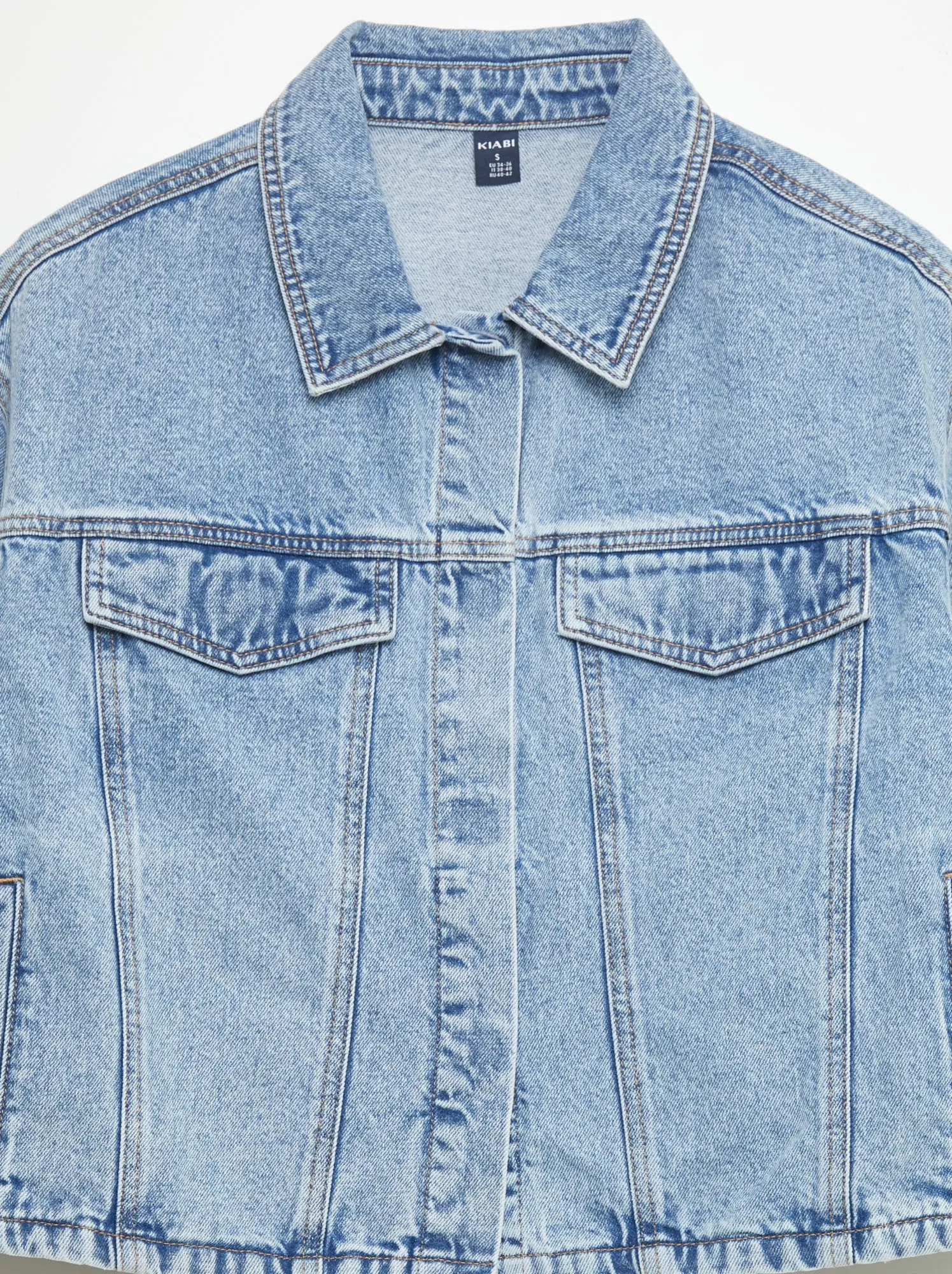 Giacca corta in denim - So Easy - BLU
