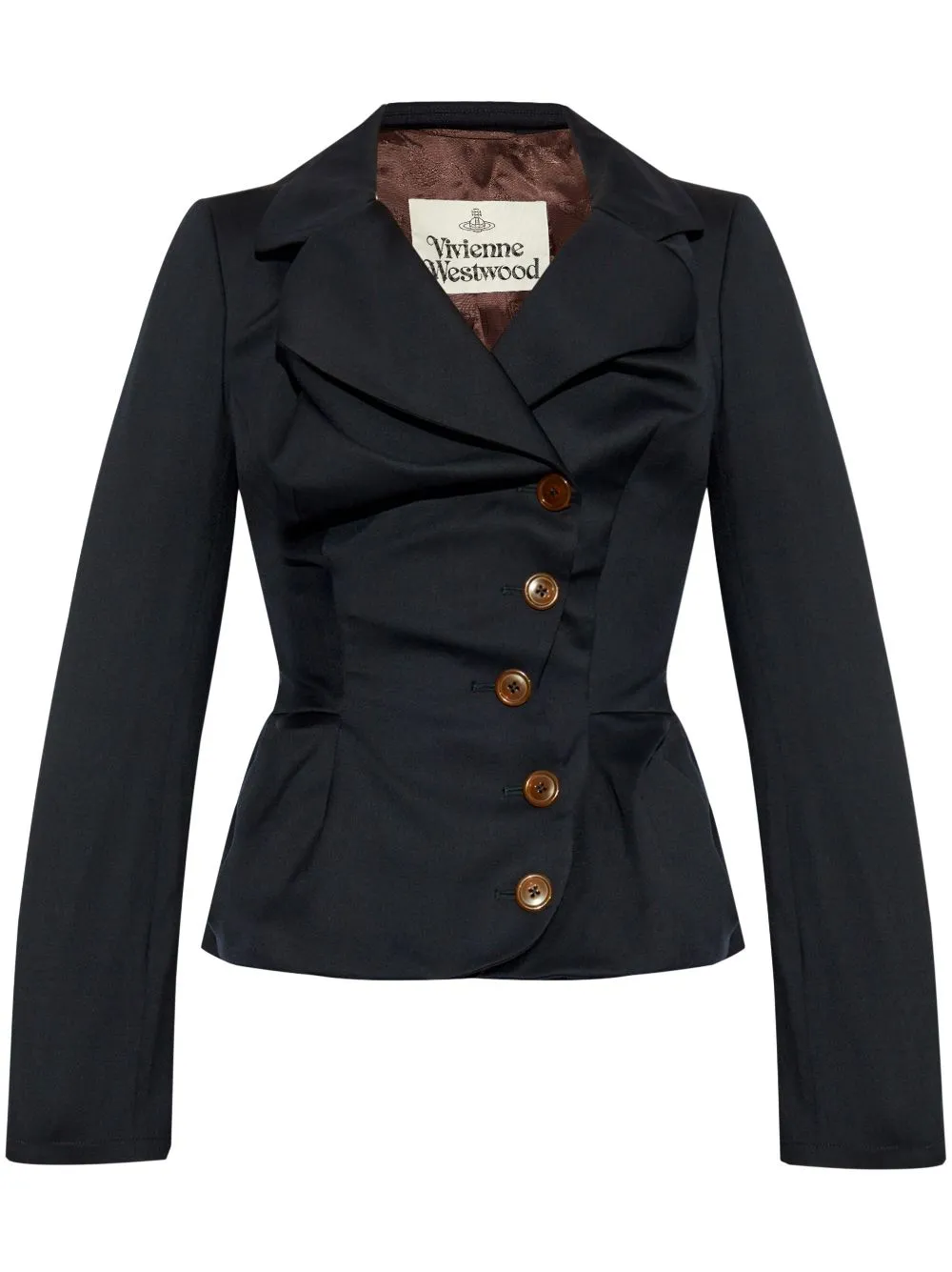 Giacca in lana sartoriale Drunken in blu Vivienne Westwood - donna