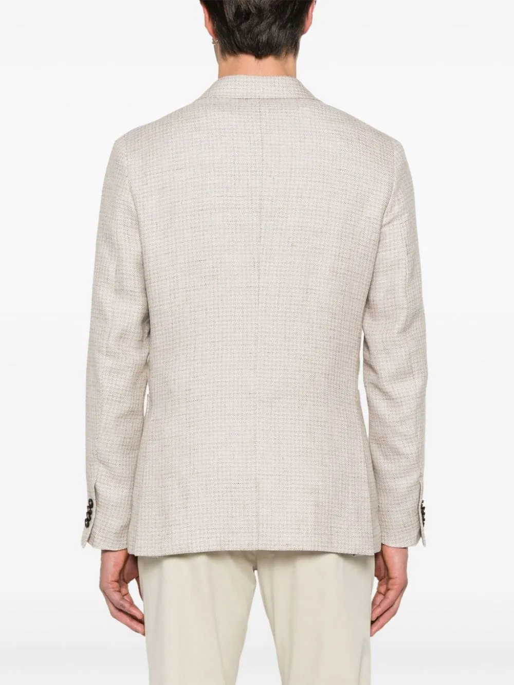 Giacca monopetto in beige - uomo