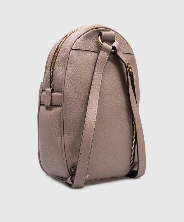 Gianni Chiarini Zaino in pelle beige con logo ZN11182GRN
