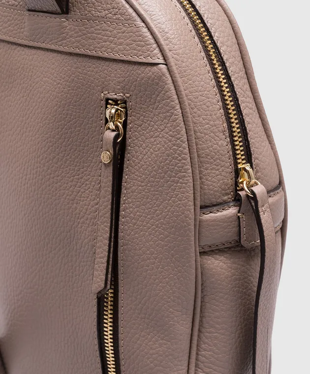 Gianni Chiarini Zaino in pelle beige con logo ZN11182GRN