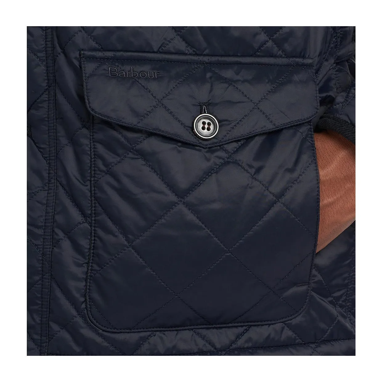 Giubbino Barbour Horden Quilted Jacket Blu Navy
