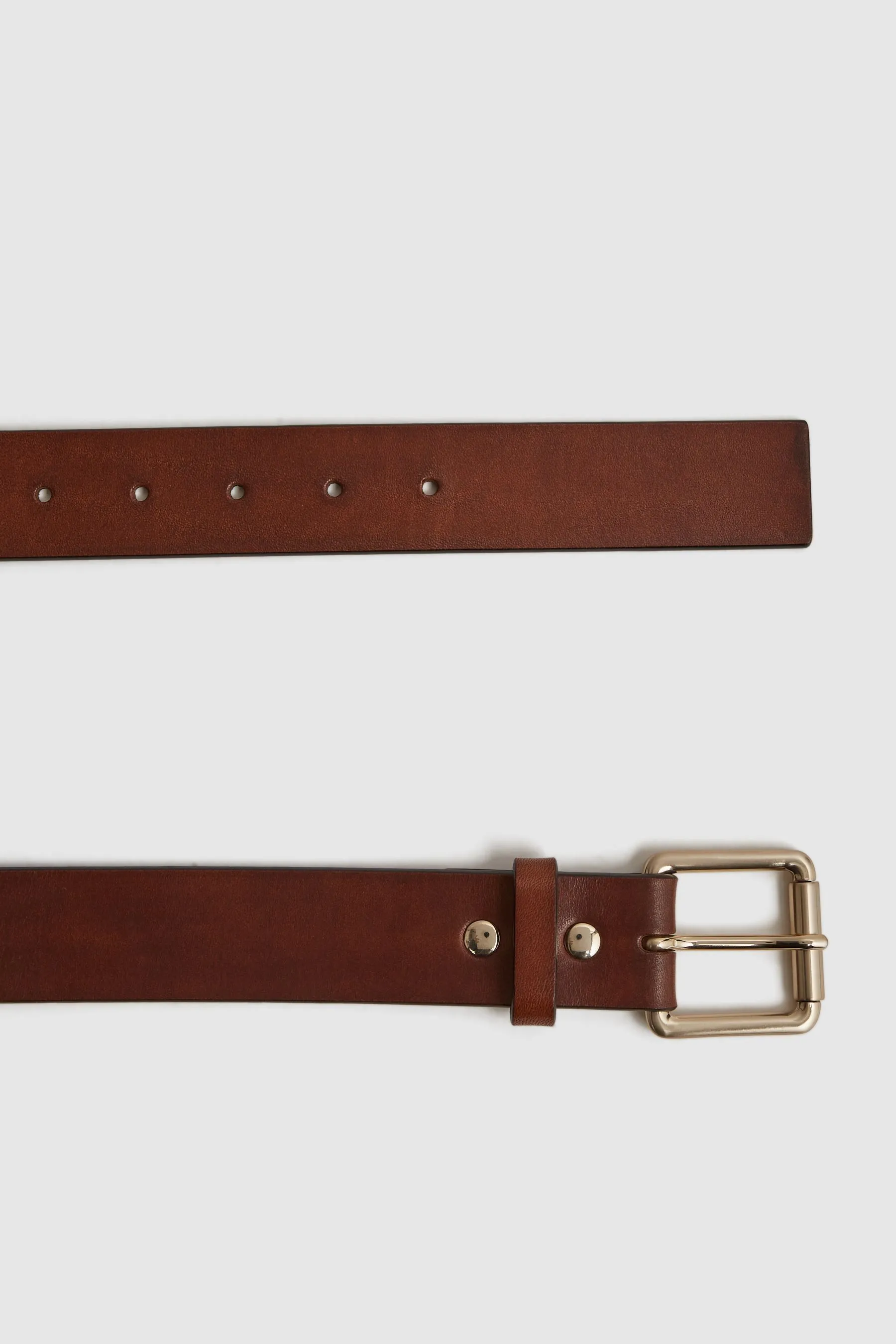 Grigioson - Cintura in pelle con rivet    