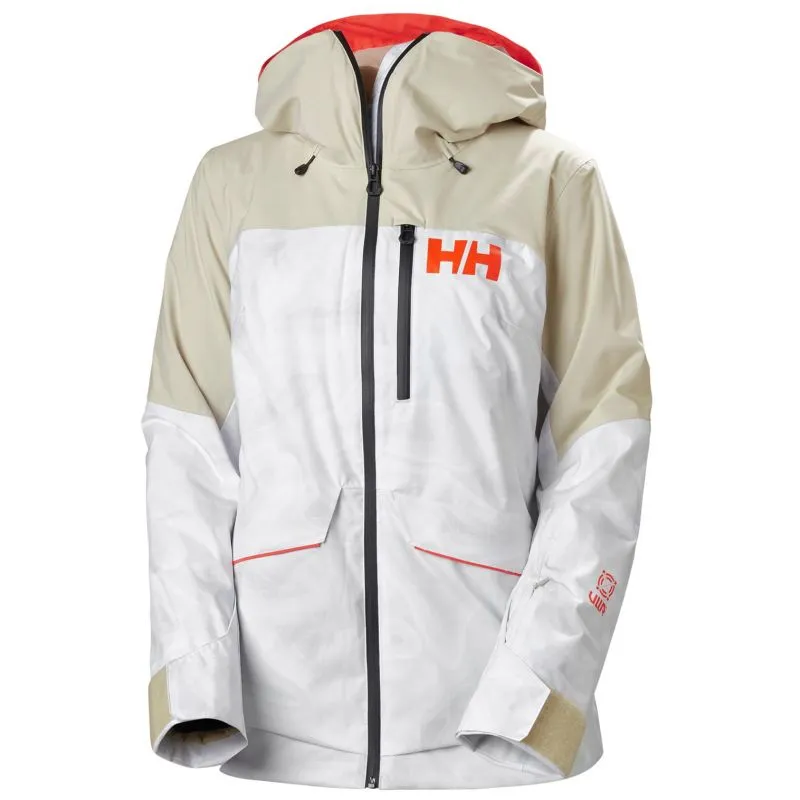 HELLY HANSEN Powchaser Lifaloft Giacca (neve Nmm Map Print) Donna