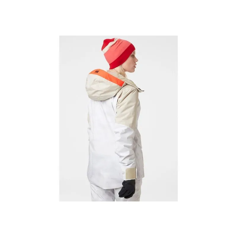 HELLY HANSEN Powchaser Lifaloft Giacca (neve Nmm Map Print) Donna