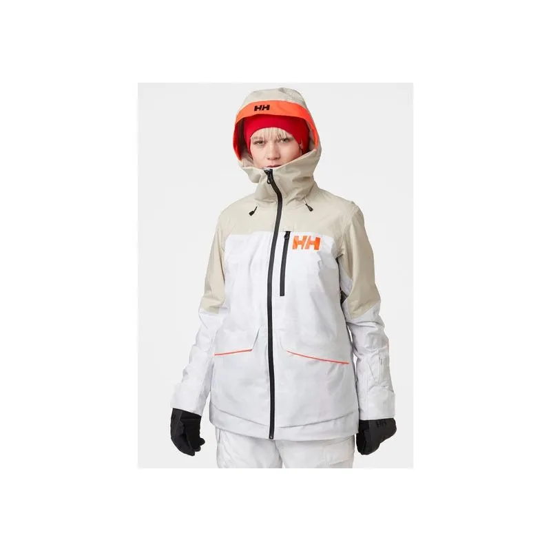 HELLY HANSEN Powchaser Lifaloft Giacca (neve Nmm Map Print) Donna