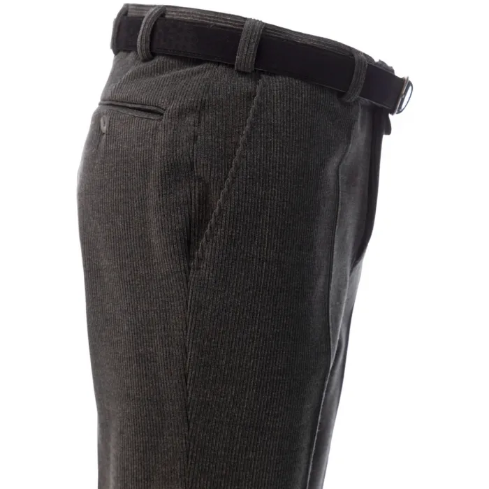 Henk ter Horst pantaloni Trelana in velluto a coste elasticizzato di lana Grigio