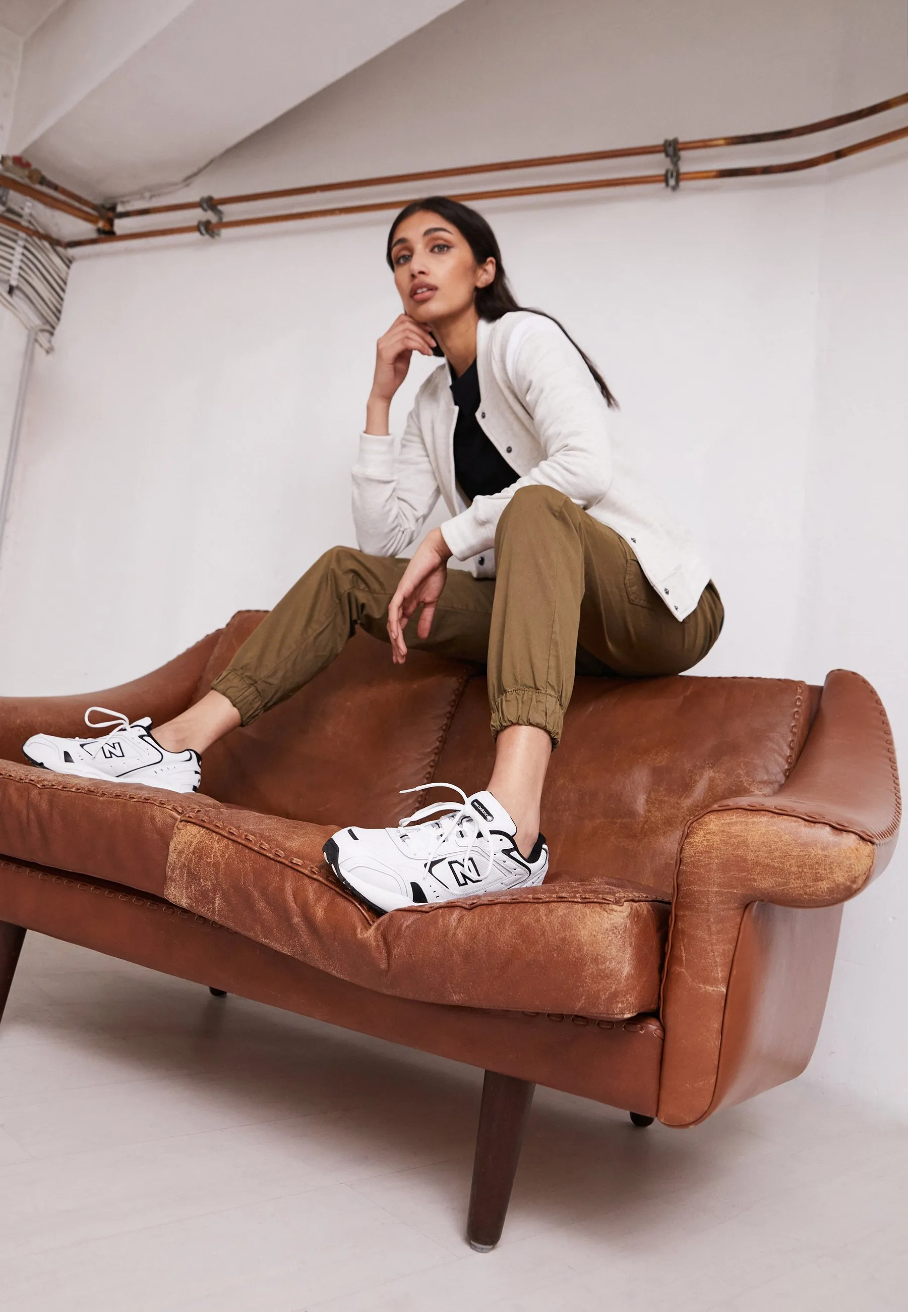 HIGH WAIST - Pantaloni cargo