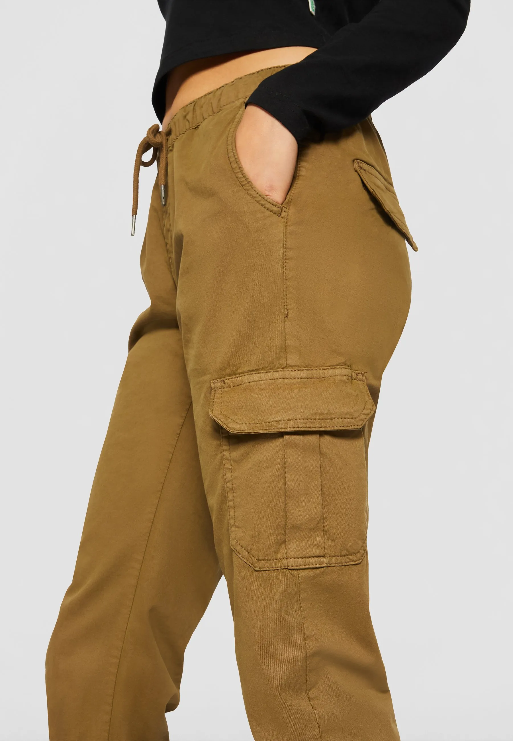 HIGH WAIST - Pantaloni cargo