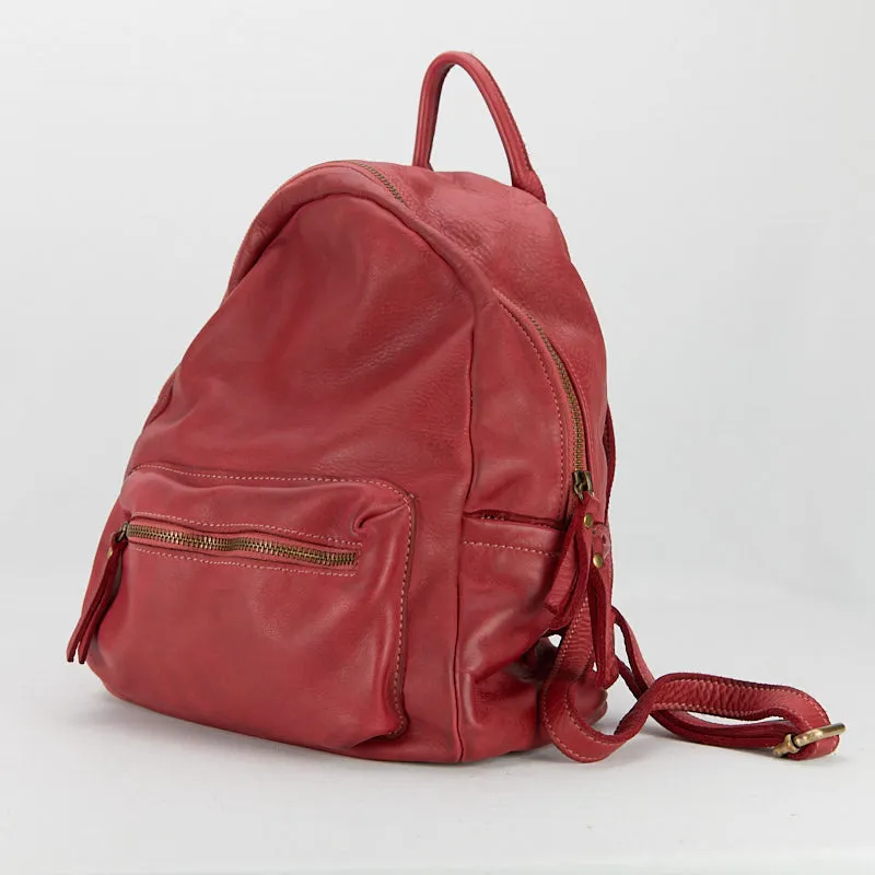 HNDBACKPACK01 - Zaino in pelle di bufalo tinto in capo - HUNDRED100