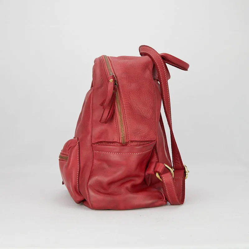 HNDBACKPACK01 - Zaino in pelle di bufalo tinto in capo - HUNDRED100