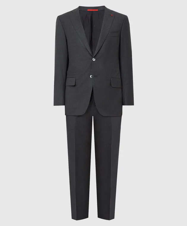 ISAIA Abito in lana grigia 524AFIPA640