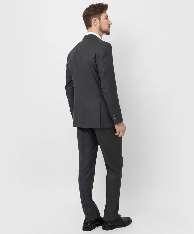 ISAIA Abito in lana grigia 524AFIPA640