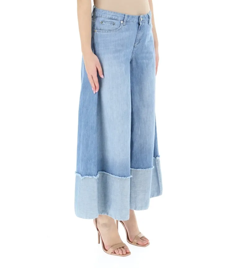 Jeans cotone-lino