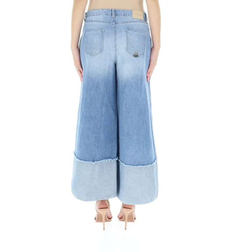 Jeans cotone-lino