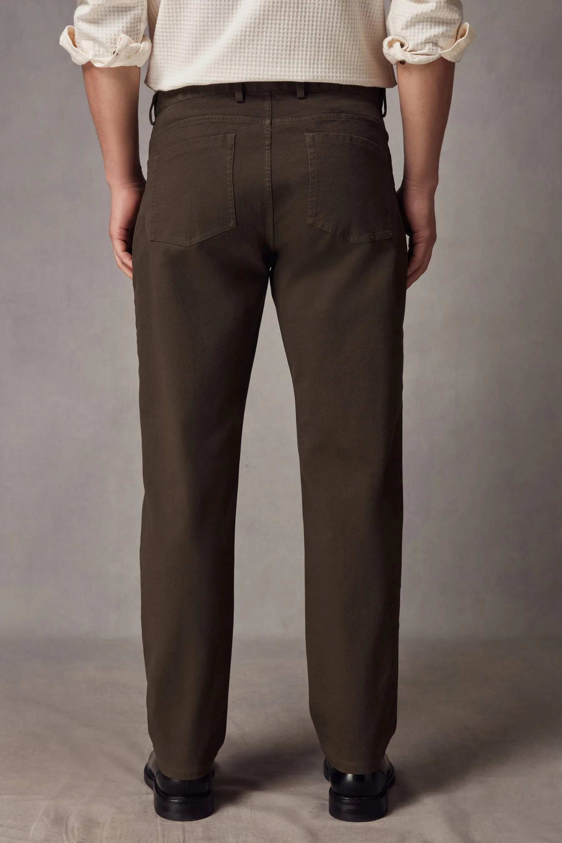 Jeans testurizzati Pantaloni elasticizzati