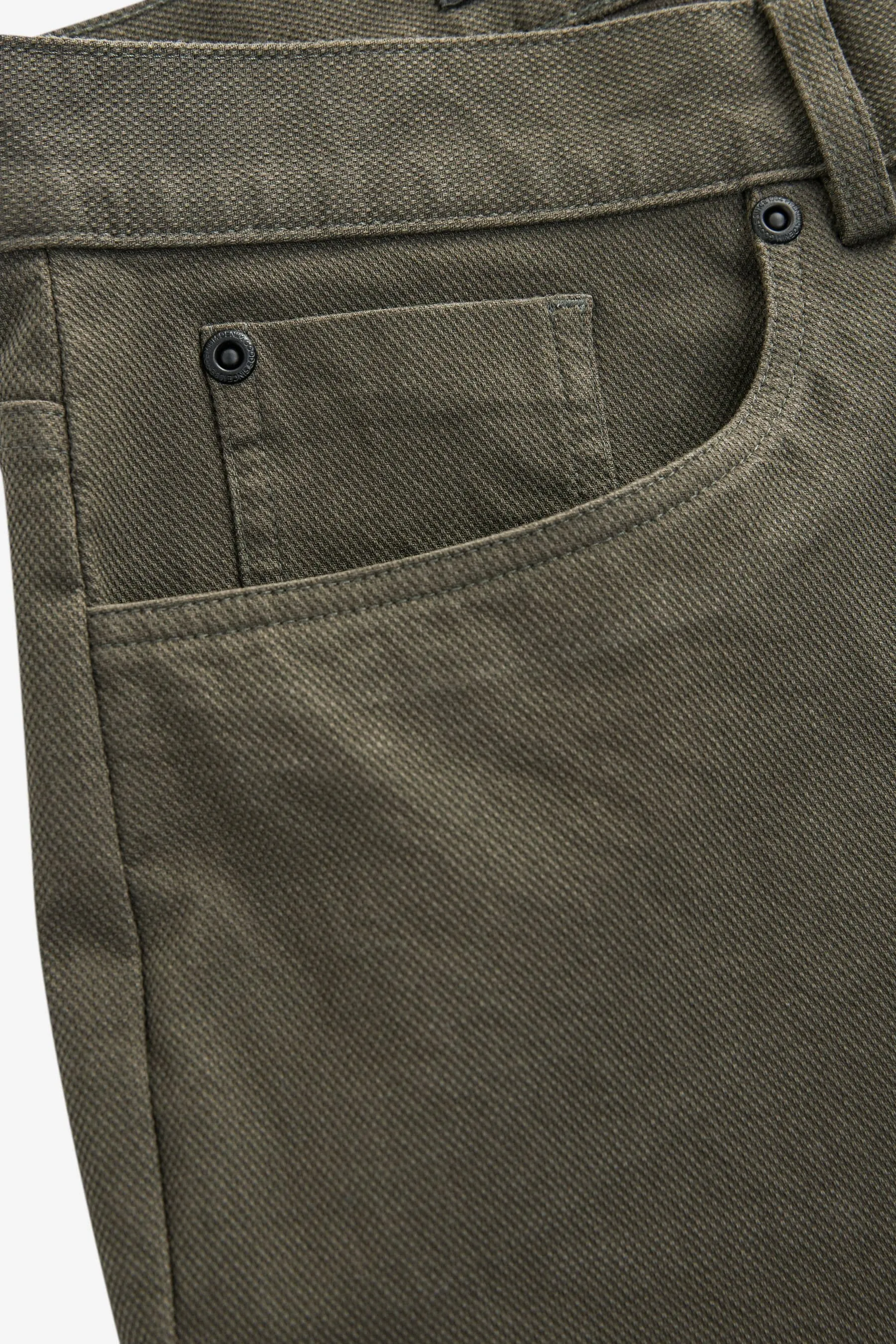 Jeans testurizzati Pantaloni elasticizzati