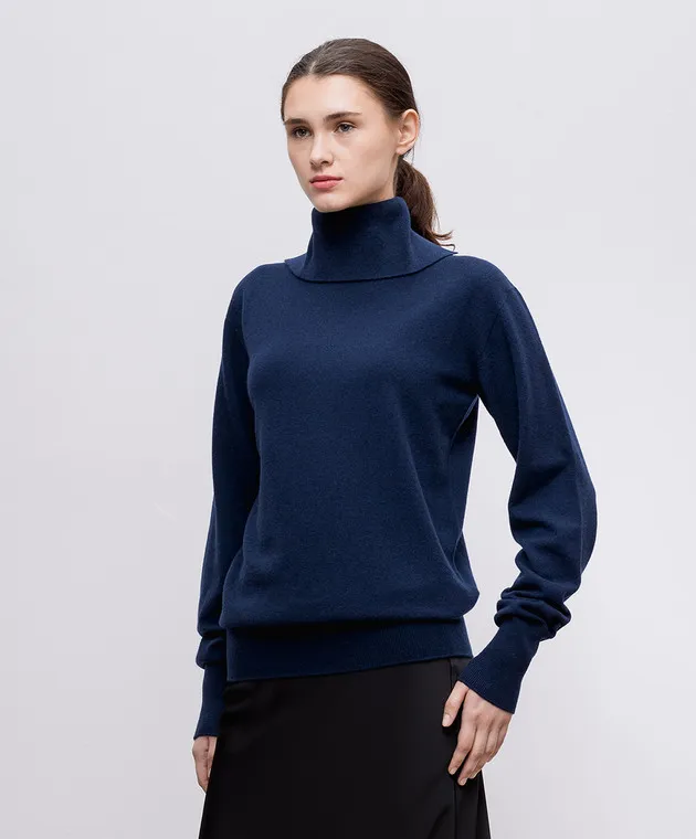 Jil Sander Maglione in cashmere blu J02GP0015J13201