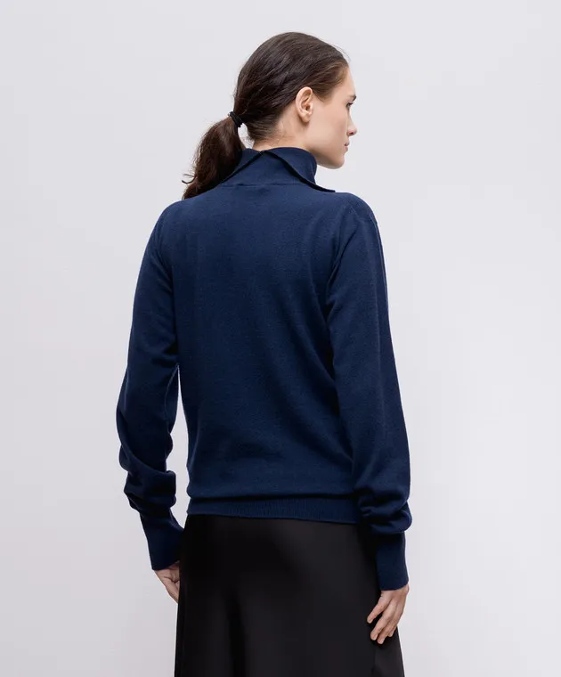 Jil Sander Maglione in cashmere blu J02GP0015J13201