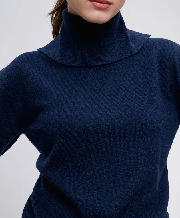 Jil Sander Maglione in cashmere blu J02GP0015J13201