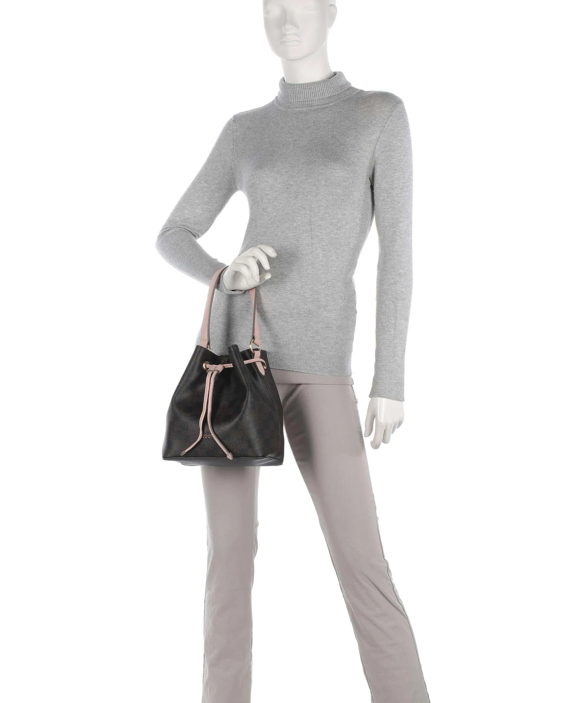  JOOP! Piazza Edition Franziska Borsa a secchiello pelle sintetica marrone scuro  