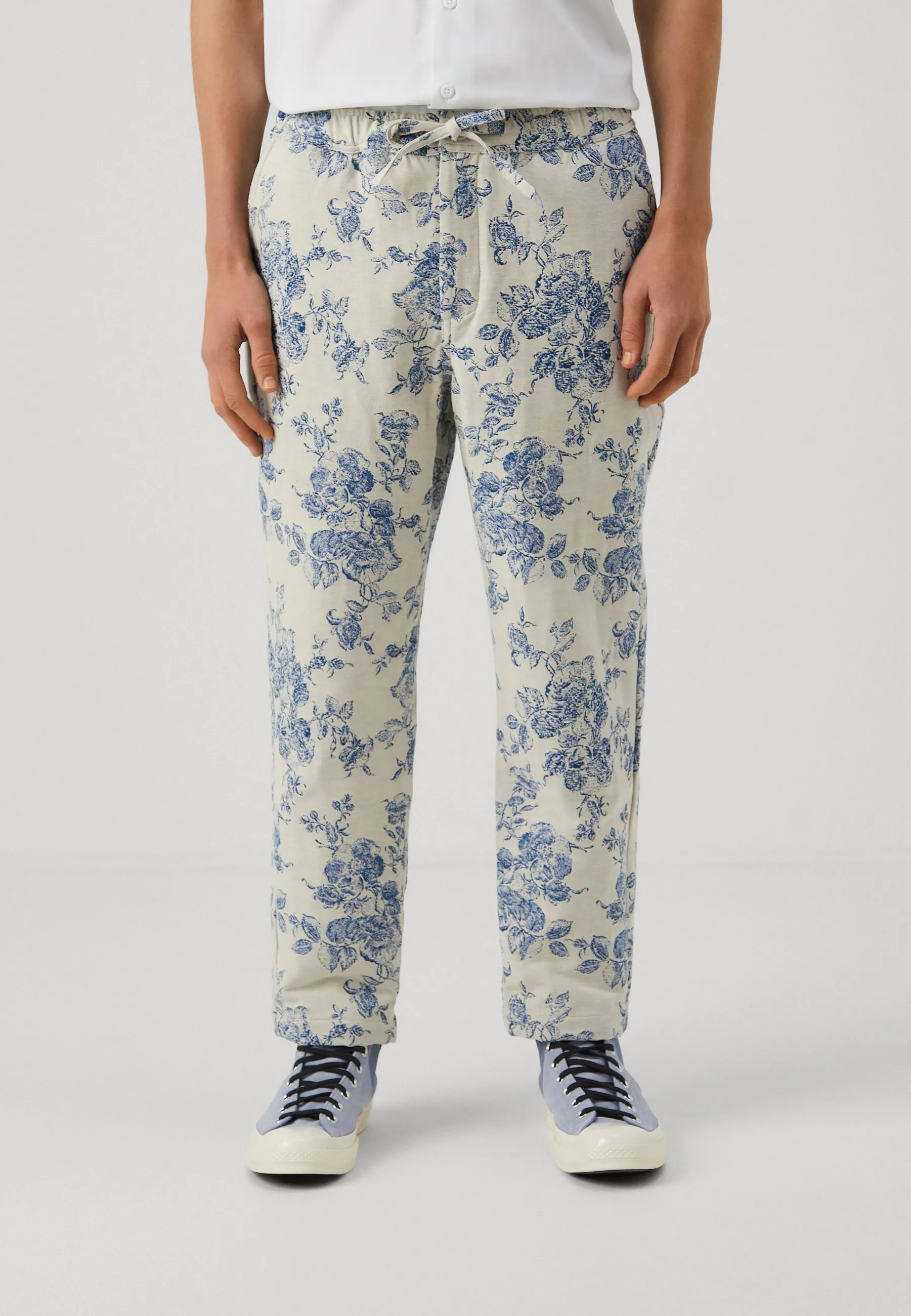 KURT TROUSER FLORAL - Pantaloni