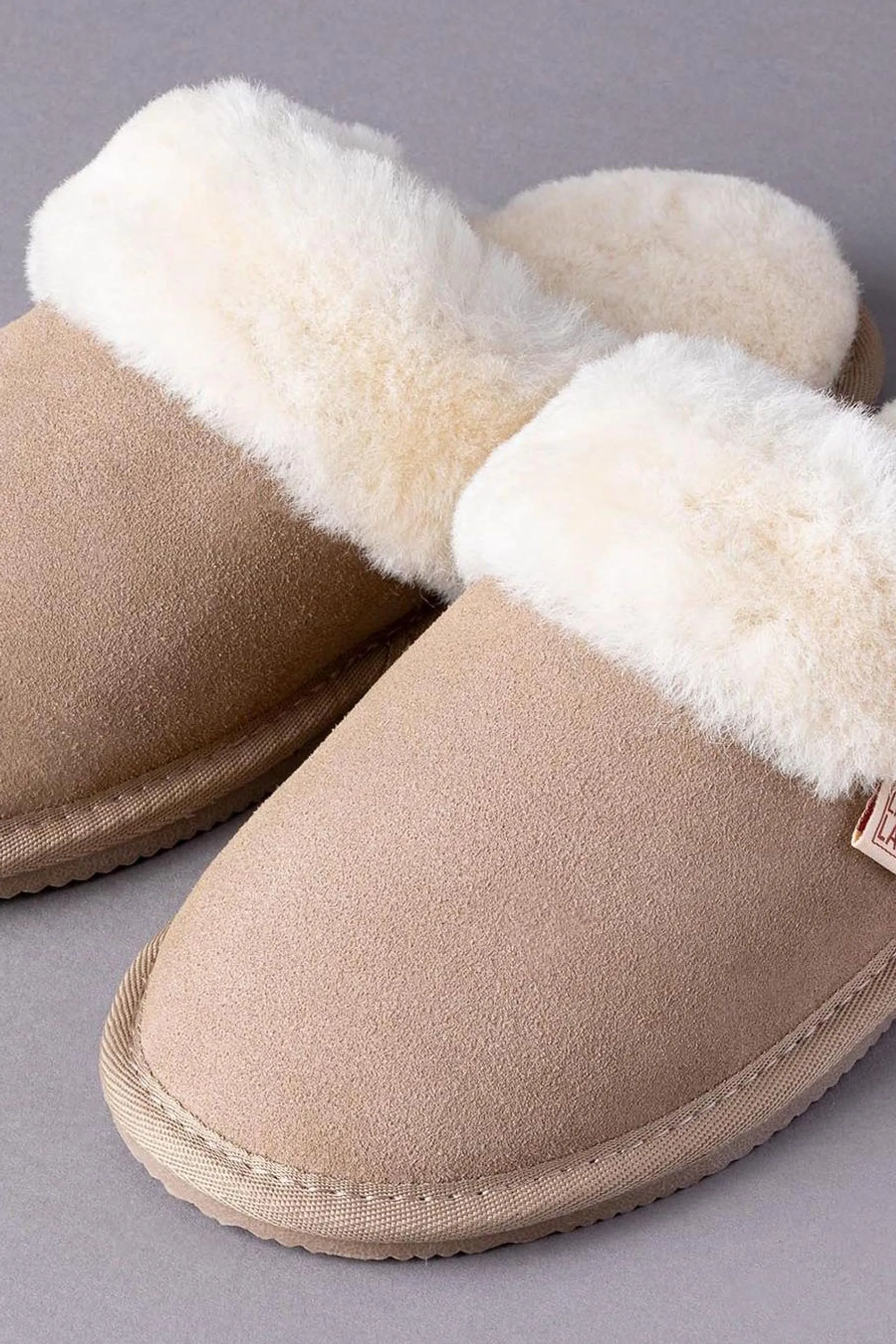 Lakeland Leather - Pantofole da donna in montone