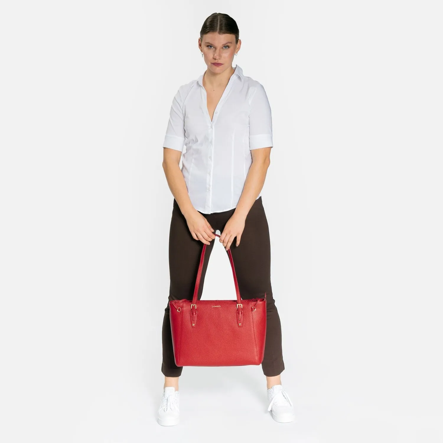 Lazarotti Bologna Leather Borsa shopper Pelle 36 cm