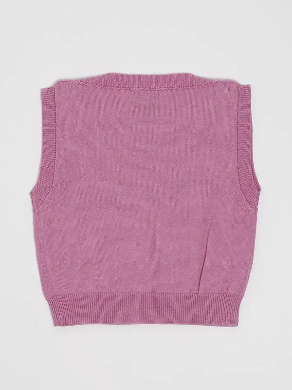 Maglia bambina Simonetta in cotone e cashmere Rosa