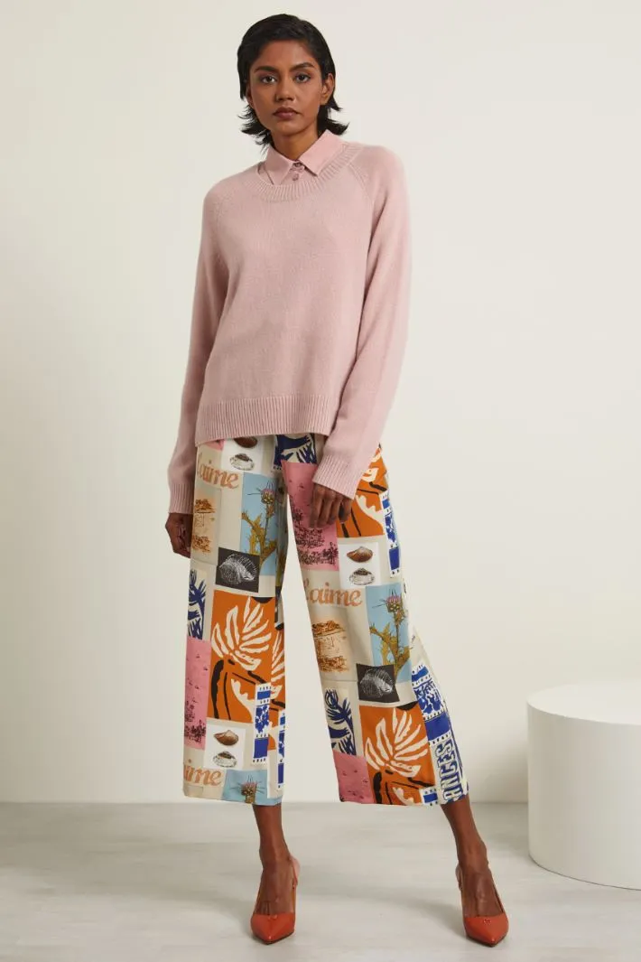 Maglia con spacchi