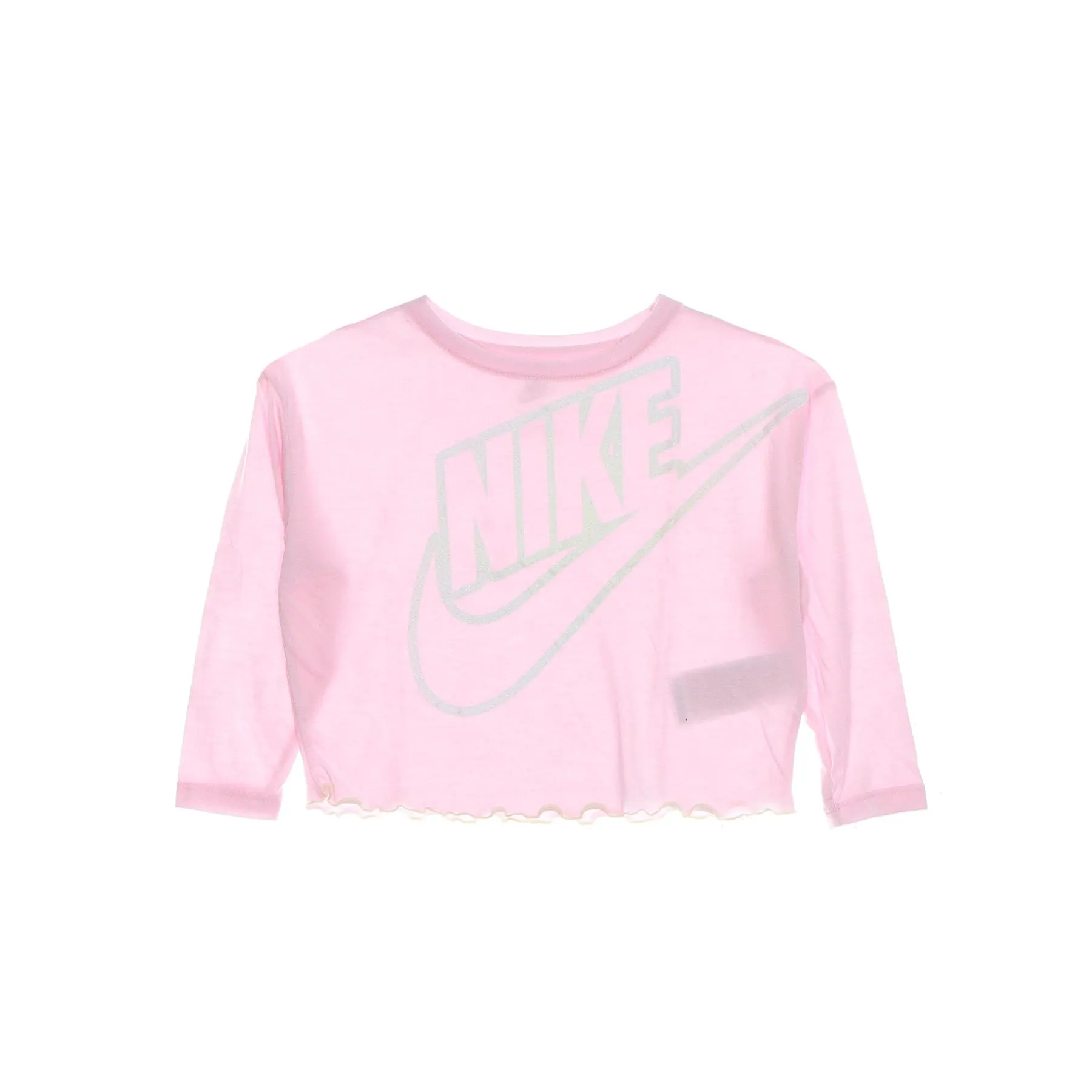 Maglietta Manica Lunga Bambina L/s Graphic Crew Tee Pink Foam