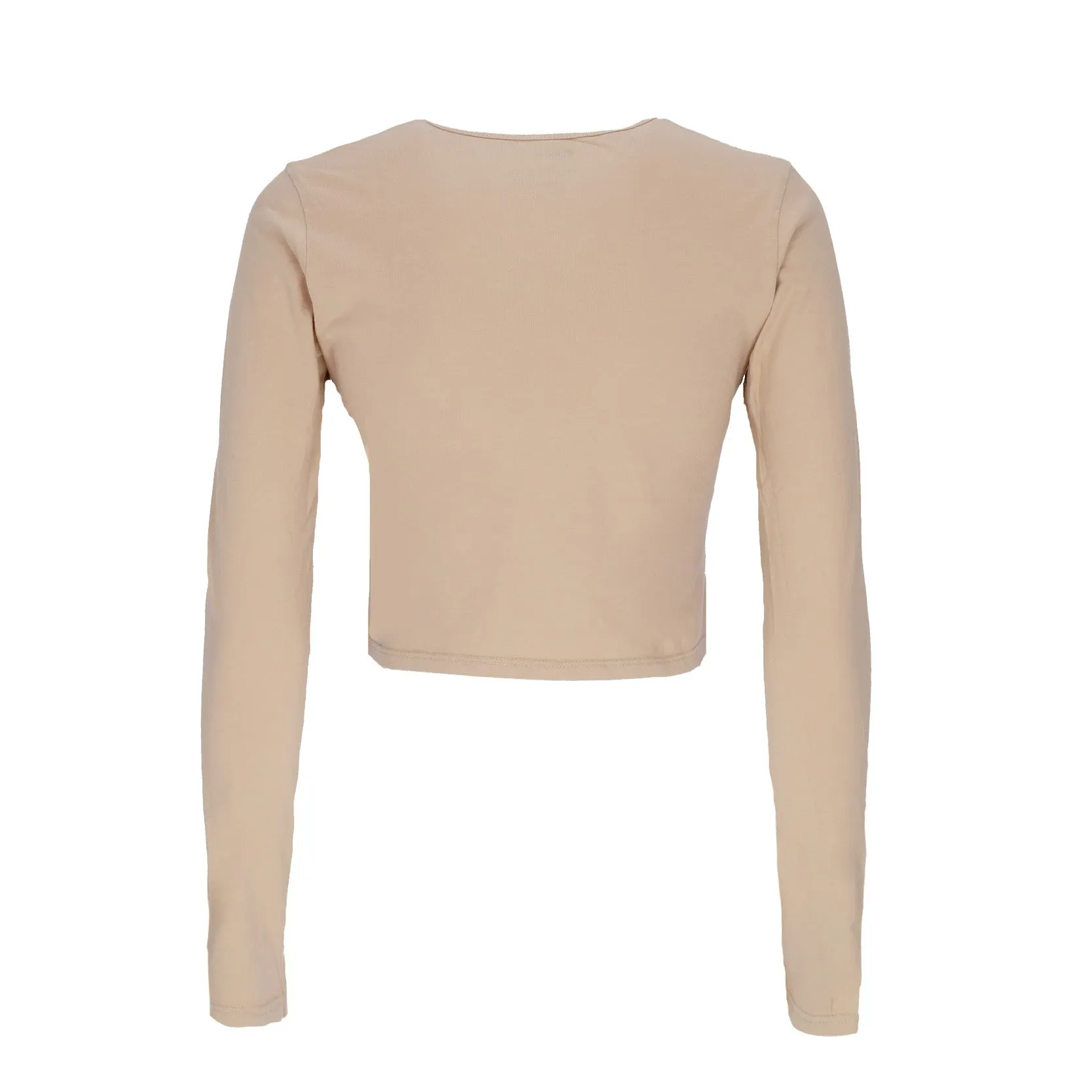 Maglietta Manica Lunga Corta Donna Bubble Cropped Mia L/s Tee Irish Cream